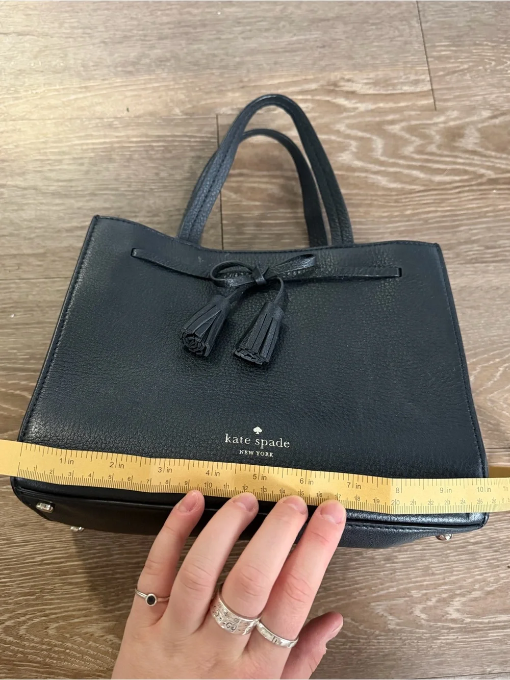 kate spade structured pebbled